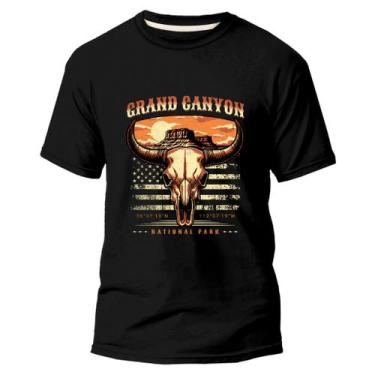 Imagem de Camiseta Estampa Grand Canyon Camisa Básica Country 100% Algodão - Pro