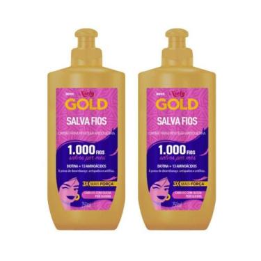 Imagem de Creme Pentear Niely Gold Salva Fios 250Ml - Kit Com 2Un