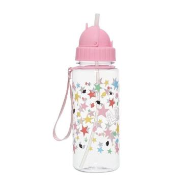 Imagem de Garrafa Com Canudo Lilica Ripilica Prisma Rosa