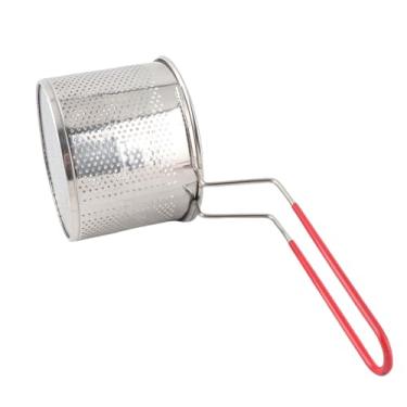 Imagem de Ymiko Cesta de Aço Inoxidável para Fritar Batatas Fritas, Rede Redonda Resistente a Altas Temperaturas, Ferramenta Multiuso para Fritar Em óleo (12 cm/4,72 pol.)