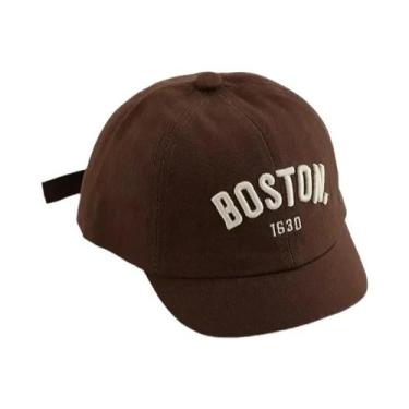 Imagem de Boné De Algodão Bordado Para Meninas E Meninos, Boné Casual Hip Hop Co