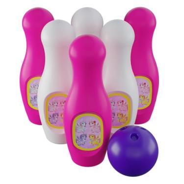 Imagem de GGB Plast Jogo de Boliche Unicórnios 6 Pinos + 1 Bola