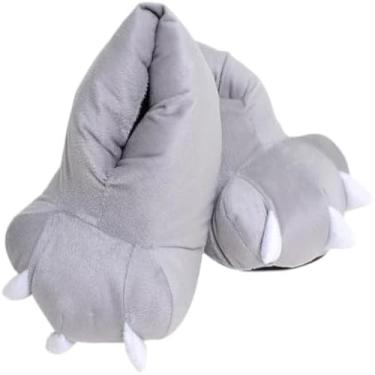 Imagem de Pantufa aconchegante para os pes femininos, conforto garantido, cinza macio, elegante.