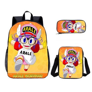 Imagem de Conjunto de mochilas Arales Slumps School, 3 unidades com bolsa de ombro