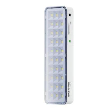 Imagem de Luminária Emergência Autônoma Lea 31 Intelbras Branco 127 220v