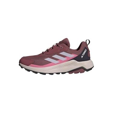Imagem de adidas Tênis de caminhada feminino Terrex Anylander, Quiet Crimson/Silver Dawn/Pink Fusion, 34