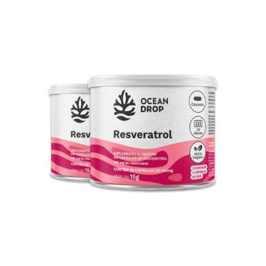 Imagem de Kit 2 Resveratrol Ocean Drop 30 Cápsulas
