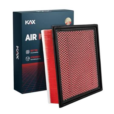 Imagem de KAX Filtro de ar de motor premium, GAF029 (CA10262) Substituição para Ford F-150, F-250, F-350, F-450, F-650, F-750, Expedition, Lincoln Navigator, vida útil 200% mais longa