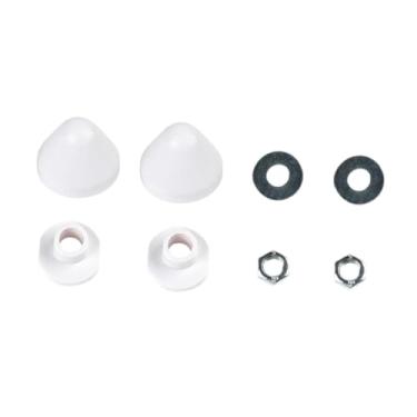 Imagem de Bothyi Tampas de Parafuso para Vaso Sanitário Suspenso, Acessórios para Vasos Sanitários e Bidês, Peças de Reposição Profissionais de Alto Desempenho para, Branco