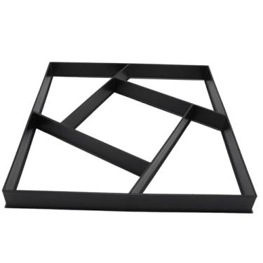 Imagem de Ymiko Molde de Caminho de Concreto para Jardim, Quintal, Modelo de Pavimentação de Pedra Reutilizável para Pátio, Forma de Passarela de 16 Polegadas para Projetos de Paisagismo Ao Ar Livre
