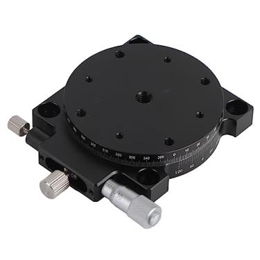 Imagem de Hyuduo Plataforma Manual Plataforma Linear Tabela Deslizante Estágio R Eixos 360 ° Rotação Com Trilhos de Rolo Cruzado para Máquinas