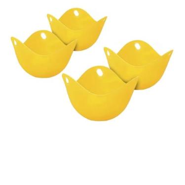 Imagem de KIT de Formas Premium para Poche de Ovos em Silicone Livre de BPA - Kit Amarelo Sofisticado