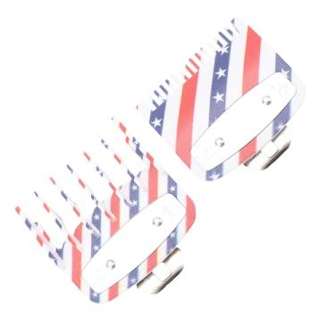 Imagem de Yinhing Pentes para Máquina de Cortar Cabelo, Conjunto de Acessórios para Aparador de Barbeiro Profissional, para Desbotamento Preciso e Atarraxamento, Barbeiros Iniciantes, 2 Peças de