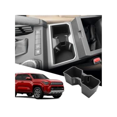 Imagem de SXCY Suporte de copo para Toyota 4Runner 2025 2026 Acessórios para 4Runner 2025 2026 Limitador de porta-copos TPE para console Toyota 4Runner 2026, adaptador de suporte de bebidas, rolha de bebida