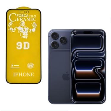 Imagem de Película Cerâmica Fosca 9D IPHONE X / 11/12 / 13/14 / 15 / 16e 17 AIR PRO MAX Proteção Total e Anti-Riscos (17 PRO MAX)