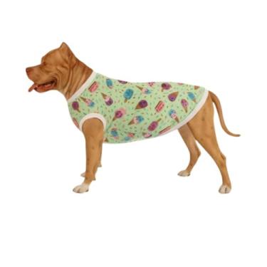 Imagem de Roupa Cachorro Grande Unissex DRY Fit UV Estampa de Sorvetinhos (G2-20 a 24,9Kg)