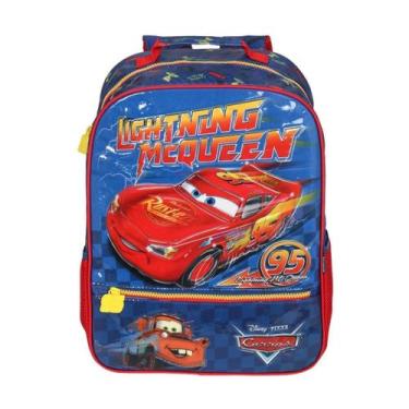 Imagem de Mochila Costas Carros Escolar Mcqueen Infantil Menino Disney