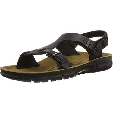 Imagem de Birkenstock Saragossa BF, sandálias com plataforma para mulher, Preto 500863, 36 BR