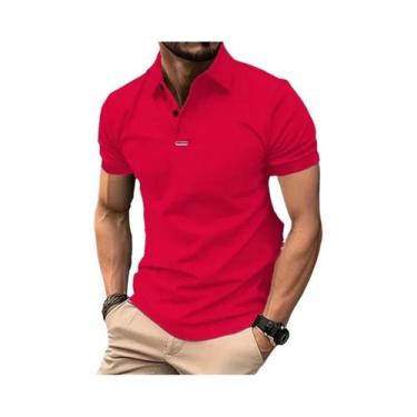 Imagem de Camisas Polo Masculinas Leves E Respiráveis Com Tecnologia De Controle