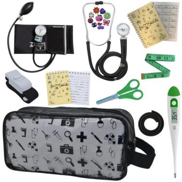 Imagem de Kit Enfermagem Profissional Glicose Estagio Saude Completo - PREMIUM, 