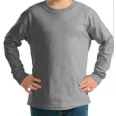 Imagem de kIT 10 Camiseta Básica kIT 10 Atacado infantil Menino e Menina Unisex 