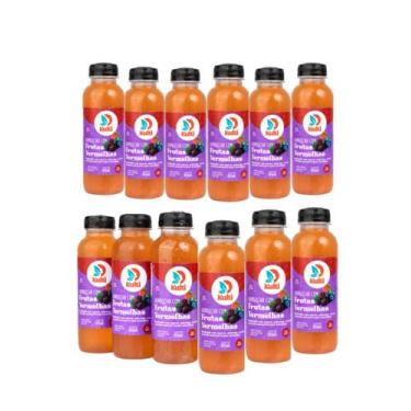 Imagem de Pack 70 Kombucha com Frutas Red Refrigerante Vegano 355mL Kulti