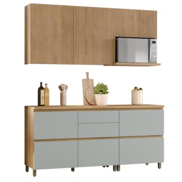 Imagem de Armário De Cozinha Completa 100% Mdf 7 Portas 5 Gavetas Raissa Nesher