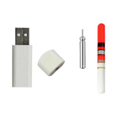 Imagem de Boia De Pesca LED Recarregável CR322 Luminosa Com Bateria De 3V Carreg