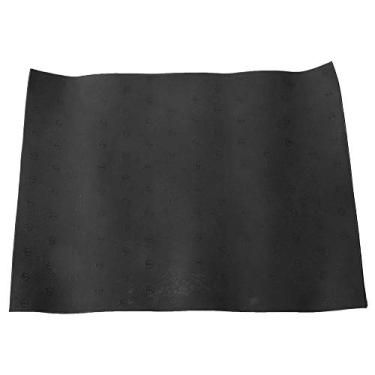 Imagem de Sola de sapato antiderrapante resistente ao desgaste Material de tendão de carne Acessório de sola de sapato de reparo universal para homens mulheres 38,7 cm x 53,5 cm x 2 mm (Preta)