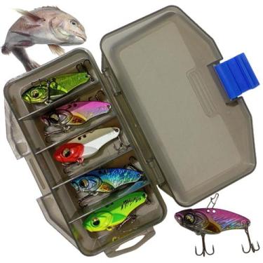 Imagem de Isca Artificial Pesca Pescaria Peixe Robalo Lambari Tainha Tucunare Ma