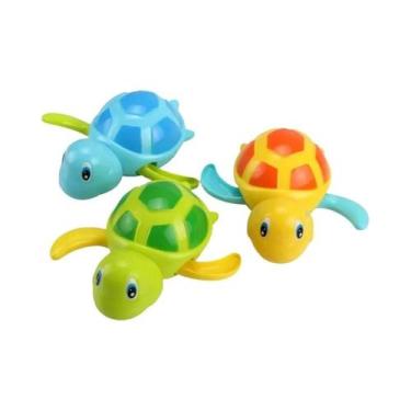Imagem de Brinquedo De Banho De Água Em Forma De Tartaruga Cartoon Para Bebês, B