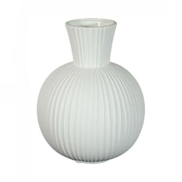 Imagem de Vaso nórdico simples listrado vaso de cerâmica sala de estar arranjo de flores secas vasos de flores brancas ornamentos vasos de flores (B)