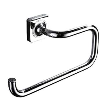 Imagem de 3FLQOOPP Anéis de Toalheiro Suporte de Toalheiro Cabides de Toalha de Armazenamento Montado na Parede Acessórios de Banheiro Toalheiros de Banho