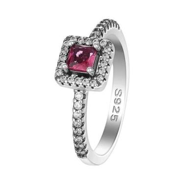 Imagem de Anel De Coração Com Laço Em Prata Esterlina 925 Para Mulheres, Acessór