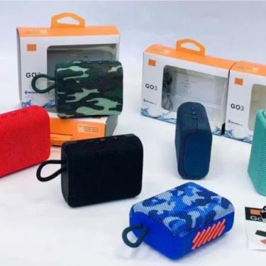 Imagem de Caixa de Som Bluetooth GO3 Wirelles, Versão 5.1, À Prova D'água IP67, Som Alto e Potente