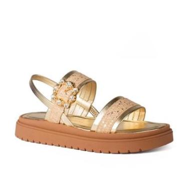 Imagem de Sandália Dakota Flatform Metalizada Feminina Y9671-Feminino