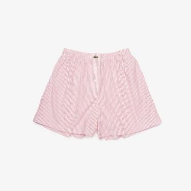 Imagem de Short de Popeline de Algodão com Caimento Largo - Lacoste, 36, Rosa cl