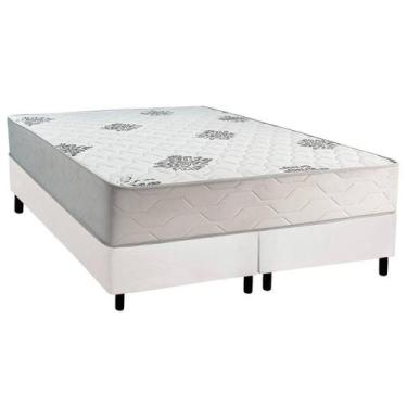 Imagem de Cama Box Queen + Colchão Ortopédico Inovaflex Comfort