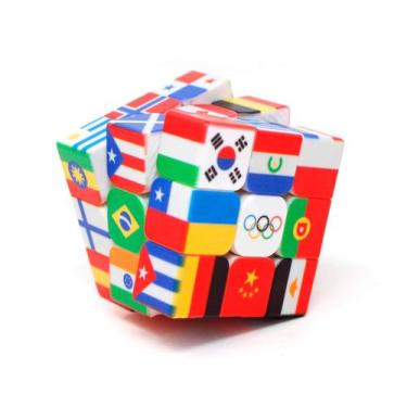 Imagem de Vinci Cube Olimpíadas - Cubo Mágico Personalizado 3x3x3 Profissional -