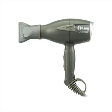 Imagem de Secador de Cabelo Profissional para Salão 2540W  Lion Pro, Cinza, 220V