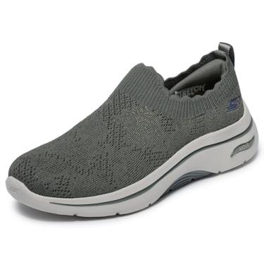 Imagem de Skechers Tênis feminino Go Walk Arch Fit 2.0 Rosa Linda, Oliva, 37