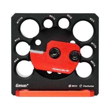 Imagem de Kit De Gabarito Para Fazer Cavilhas Com 8 Furos, Lâminas De Carboneto,