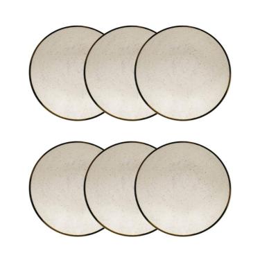 Imagem de Conjunto 6 Pratos Fundos 20,5cm Brisa Cerâmica Oxford