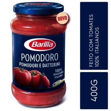 Imagem de Molho pomodoro e datterini barilla vidro 400g  tomates italianos selec
