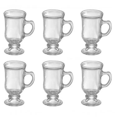 Imagem de 6 Xícaras Vidro Café Nespresso Dolce Gusto 115ml Caneca