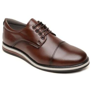 Imagem de Sapato Casua Social Masculino Luxe Confort Marrom BR2-Masculino