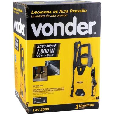 Imagem de Lavadora Alta Pressao 2000 Lbf-pol Lav2000 Vonder 220V