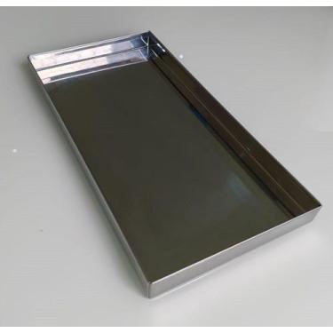 Imagem de Bandeja Inox 26,5x13,5x2 Estufa Salgados - GR Ecommerce