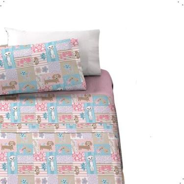 Imagem de Jogo De Cama Solteiro Mix Studio Infantil c/ Lençol de Cima Estampados