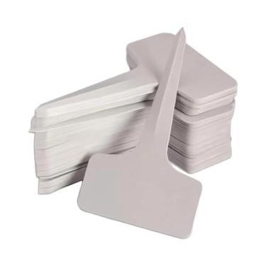 Imagem de Etiquetas De PVC Brancas Tipo T Para Plantas, Marcadores De 50, 100, 2